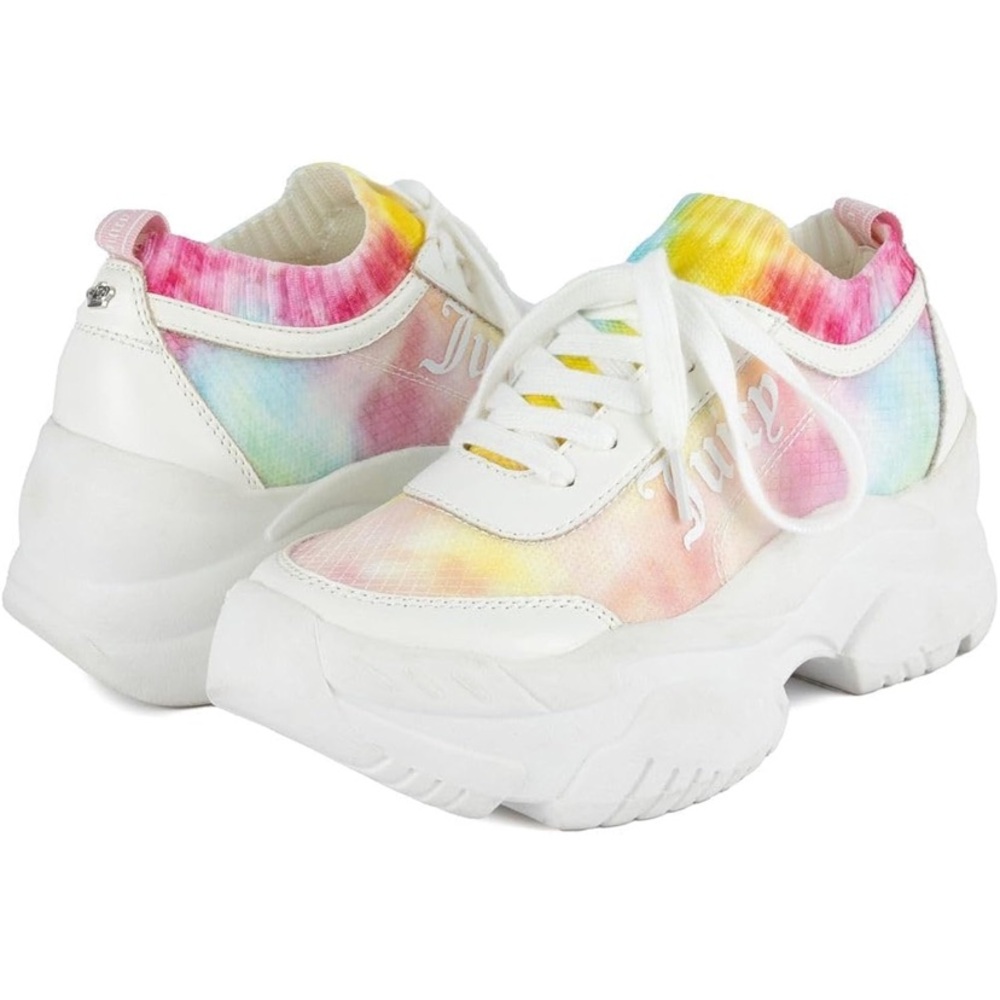 Juicy Couture Chunky Rainbow Tie Dye Sneakers